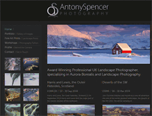 Tablet Screenshot of antonyspencer.com